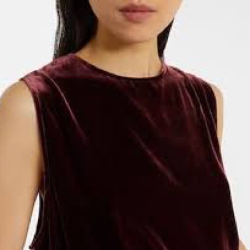 Wilfred Velvet Sleeveless Blouse